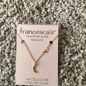 Francesca's Collections Jewelry - francescas star and moon crest necklace Francesca's Collections Jewelry - francescas star and moon crest necklace